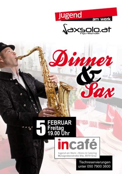 Dinner & Sax im incafé