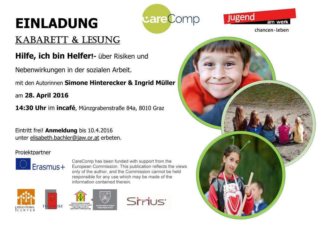 Einladung: Kabarett & Lesung