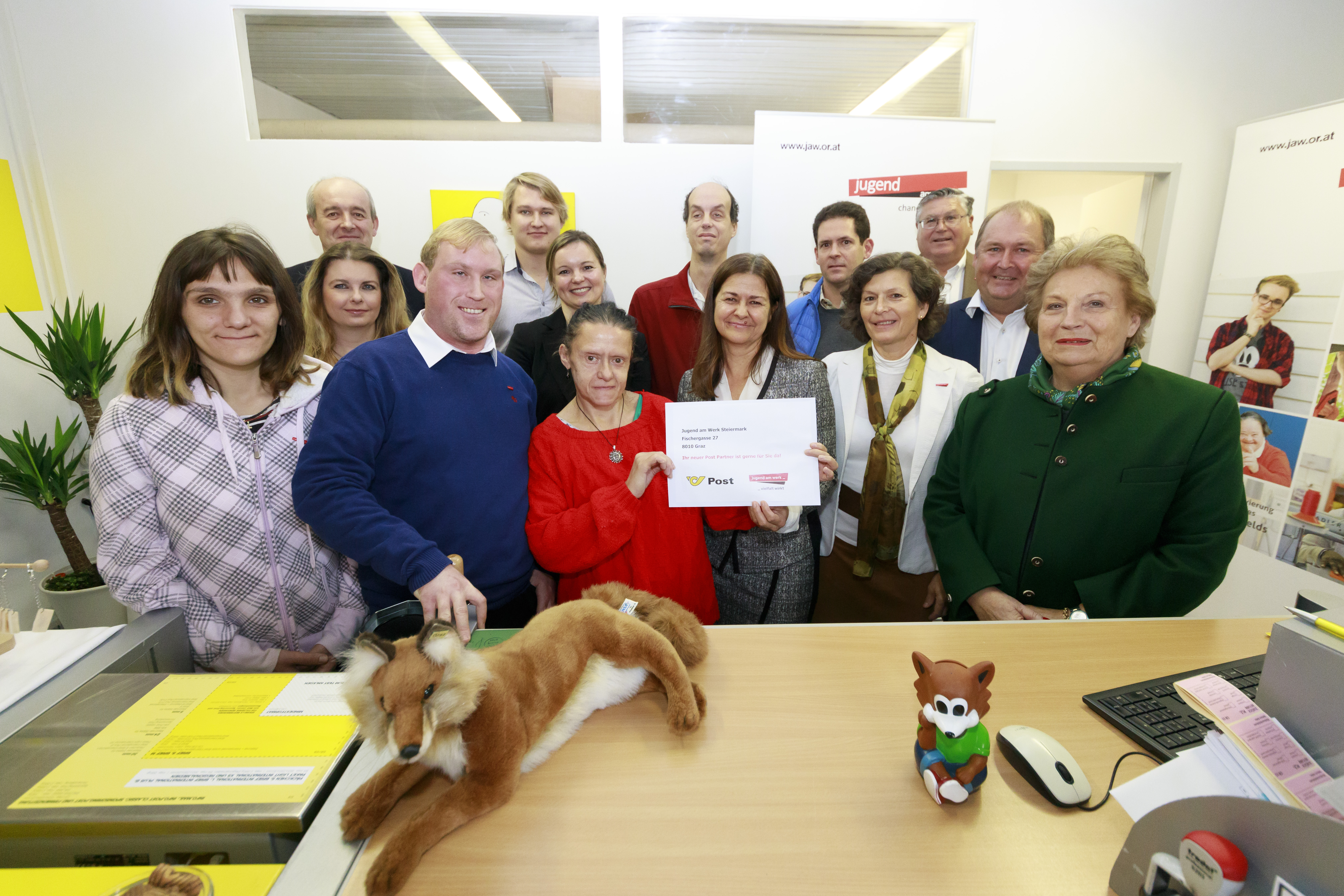 Jugend am Werk Post Partner Filiale eröffnet in Graz, Geidorf!